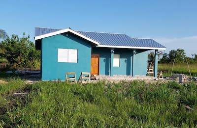 blue
                      house